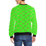 EXCELLENCE SKUNKGLD Men's Rib Cuff Crew Neck Sweatshirt