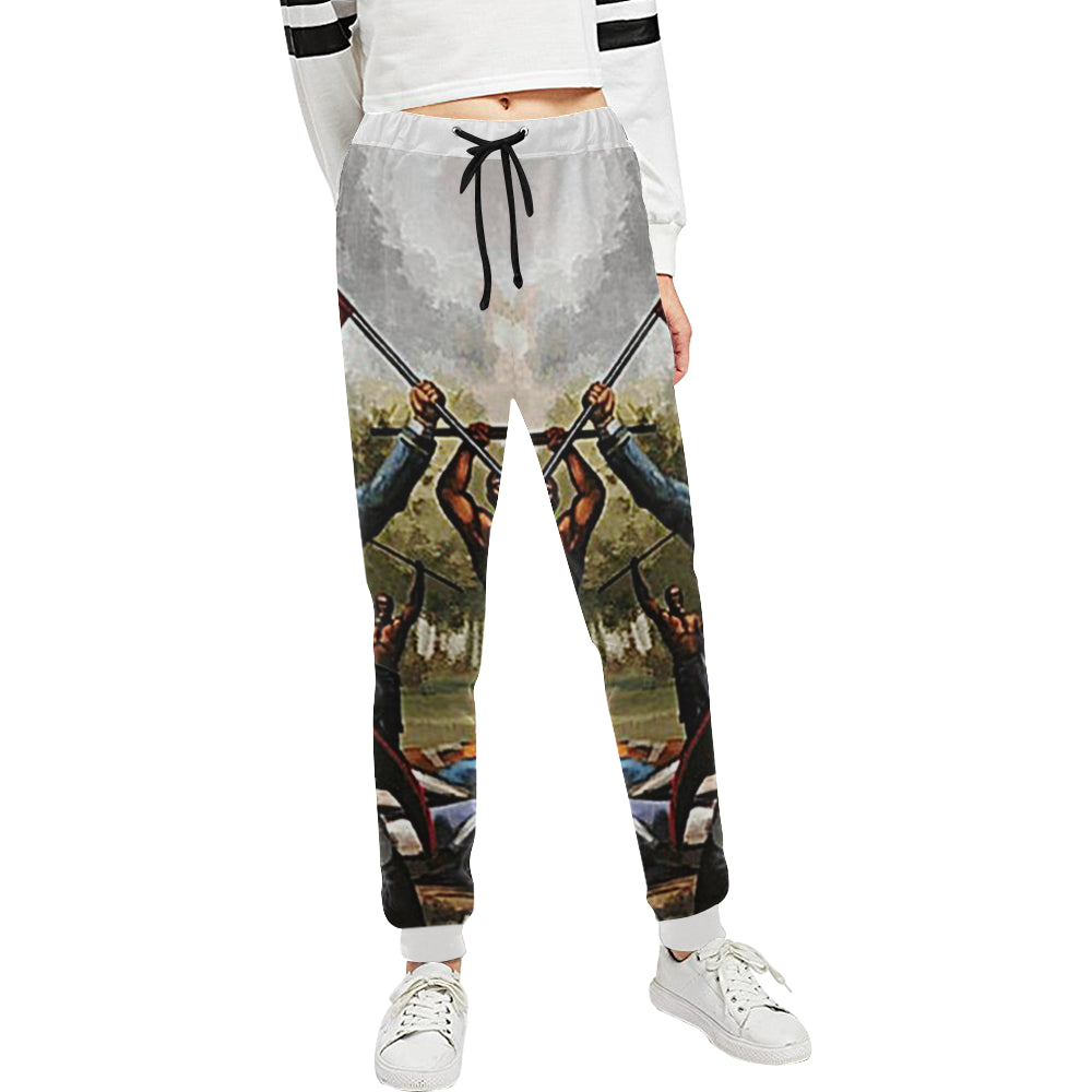 HAITI REVOLUTION Women's All Over Print Sweatpants (Model L11)