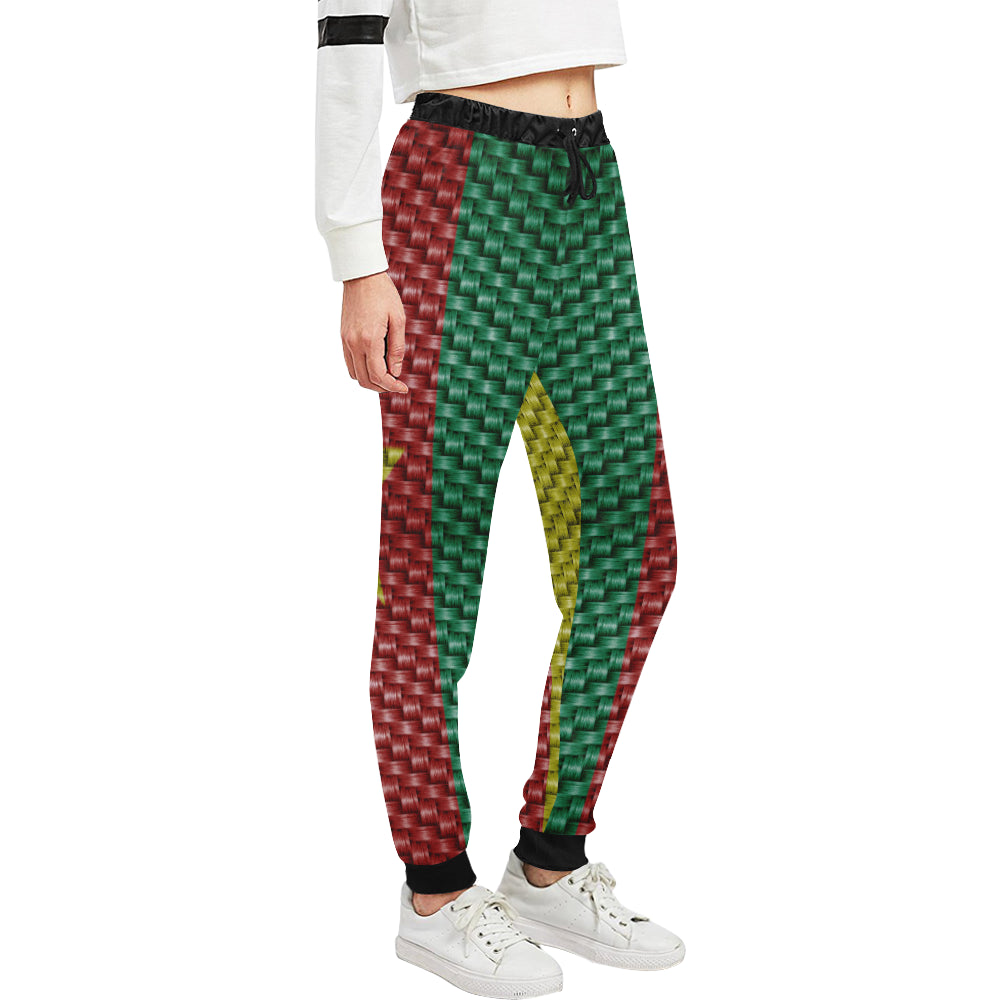 CAMEROUN FLAG Women's All Over Print Sweatpants
