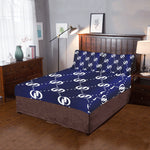 GOODY BLUE WHITE 3-Piece Bedding Set