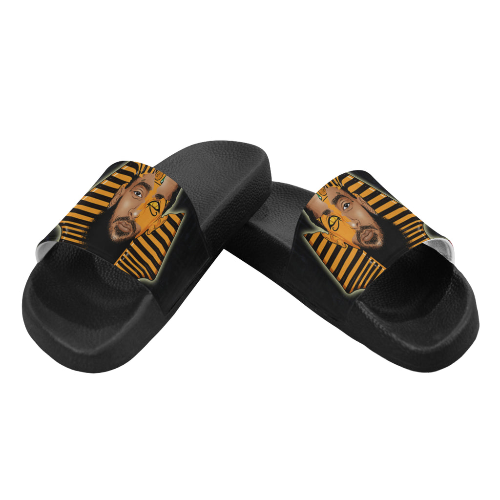NIPSEY THA GREAT PHAROAH Men's Slide Sandals (Model 057)