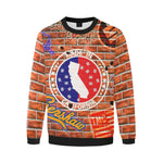 NIPS UNITED Men's Oversized Fleece Crew Sweatshirt