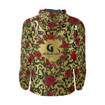 RED ROSES GOLD Unisex All Over Print Windbreaker
