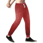 LUXURY GANG RED Men's All Over Print Sweatpants (Model L11)