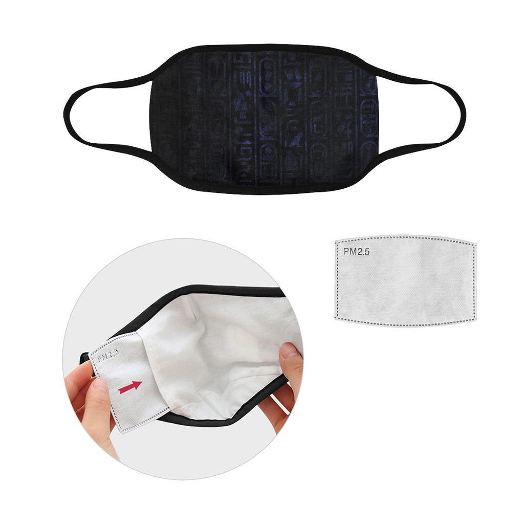 HIEROGLYH BLU Mouth Mask in One Piece (2 Filters Included)