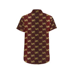 EXCELLENCE BRDXGLD Men's All Over Print Short Sleeve Shirt