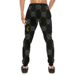 EXCELLENCE L.A Men's All Over Print Sweatpants