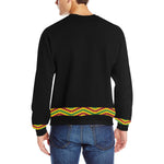 KEMET STYLE STRASS Men's Rib Cuff Crew Neck Sweatshirt