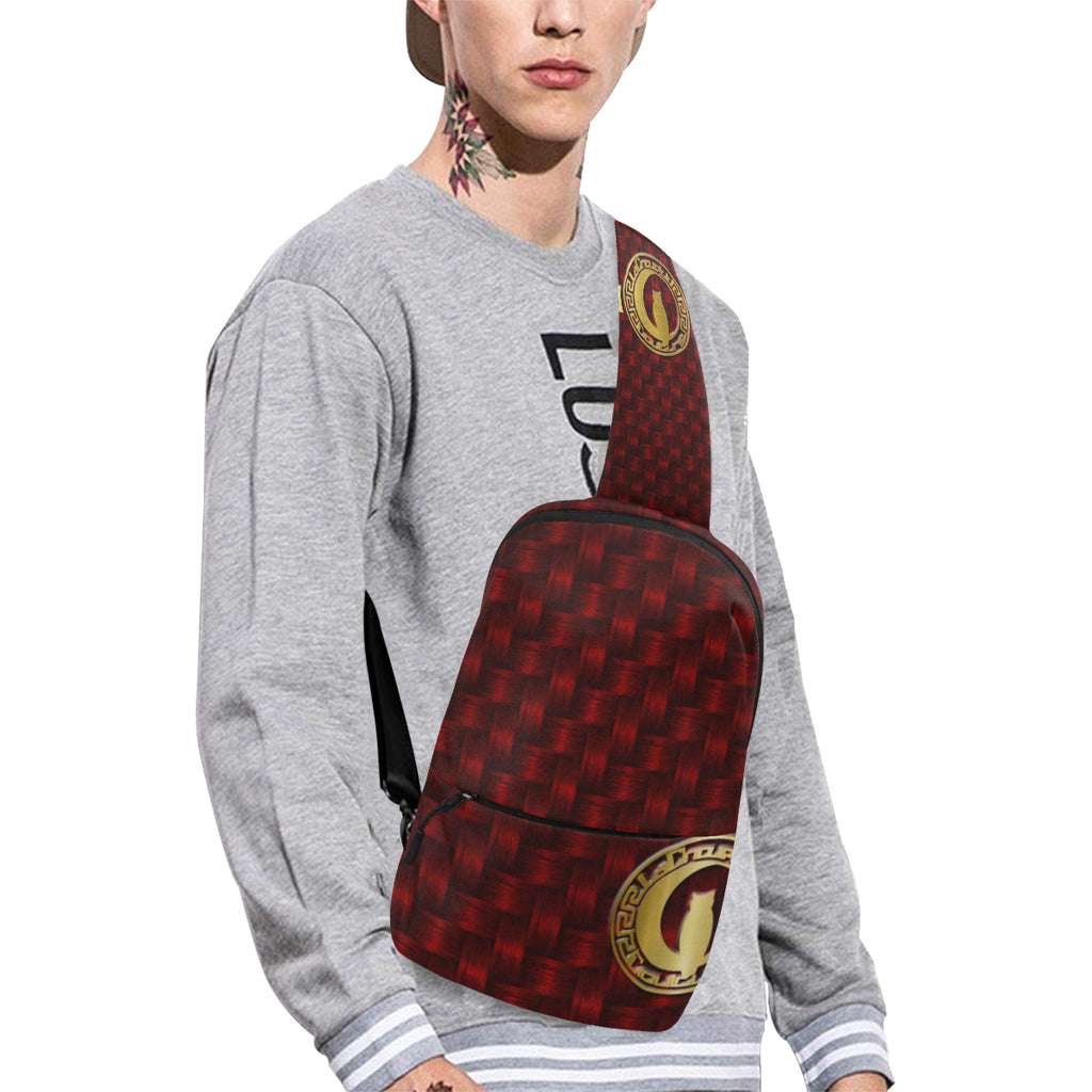 PAGNE BORDEAUX Chest Bag (Model 1678)