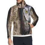 OWL IN HOLE All Over Print Windbreaker for Unisex