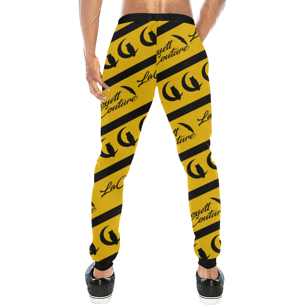 NICE ONE YLW Men's All Over Print Sweatpants