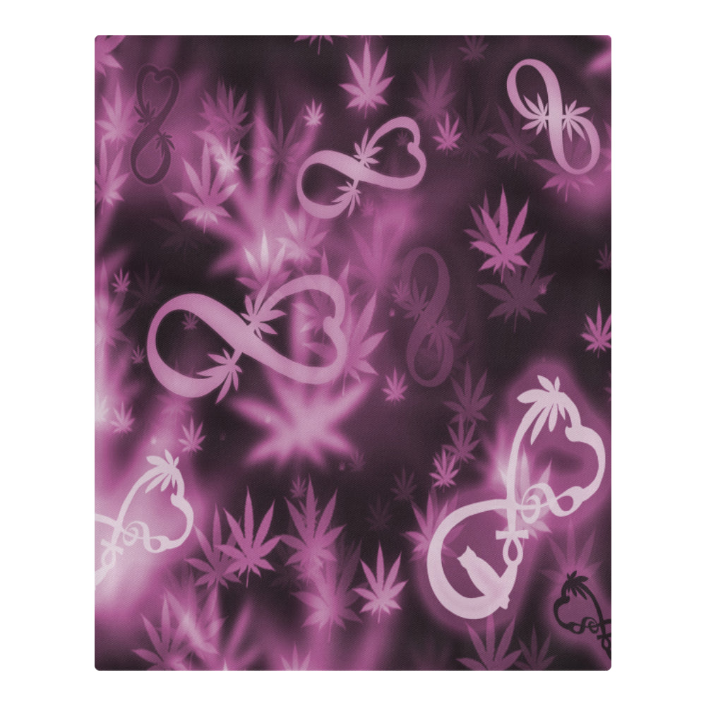 INFINITY PURPLE COSMOS 3-Piece Bedding Set