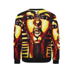 THUG PHAROAH Men's Rib Cuff Crew Neck Sweatshirt