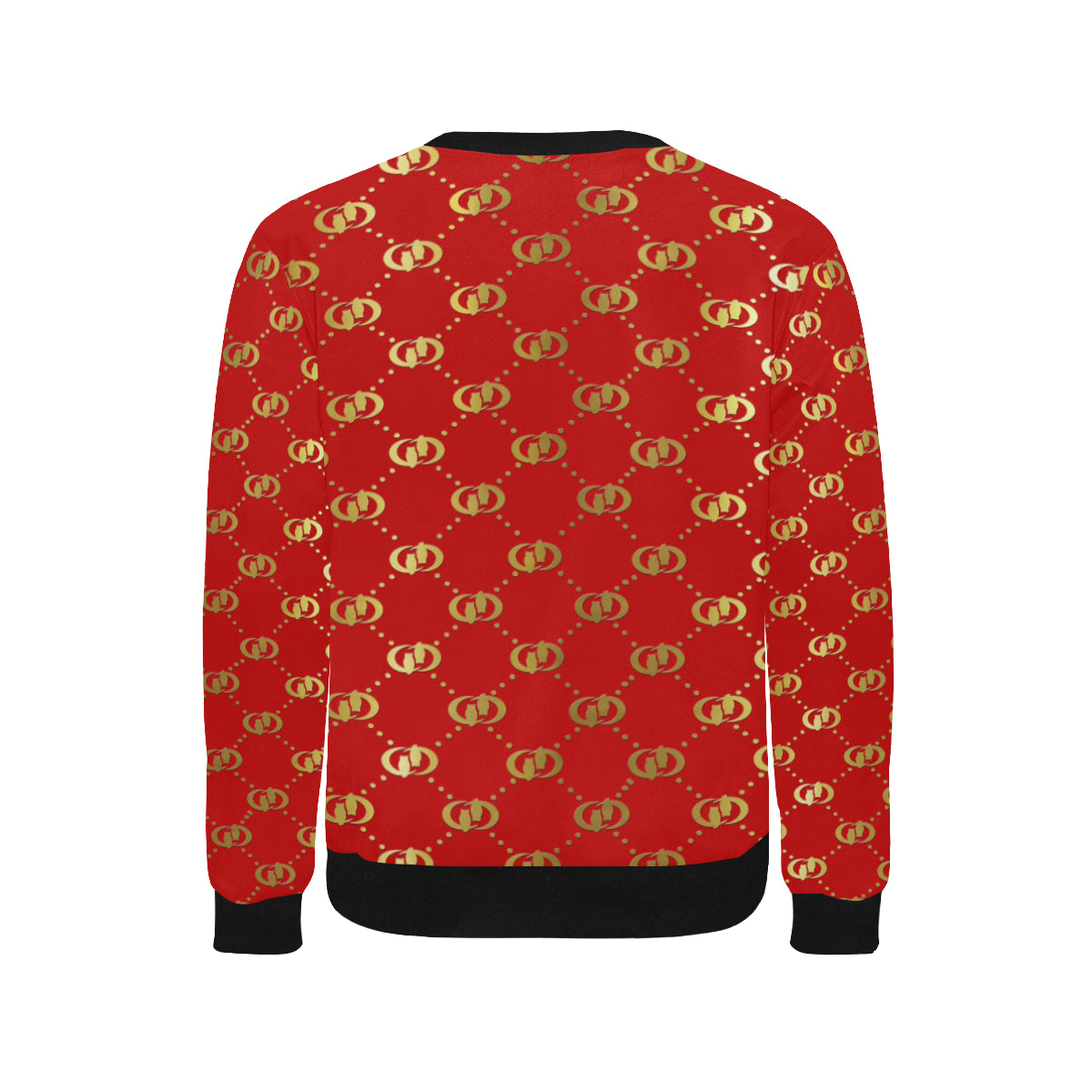 EXCELLENCE RDGLD Men's Rib Cuff Crew Neck Sweatshirt