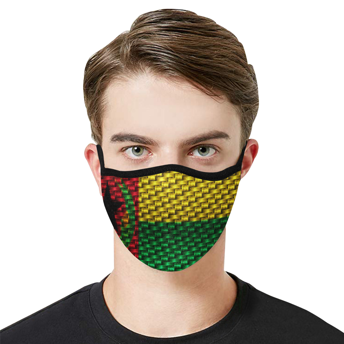 CAP VERT FLAG Mouth Mask in One Piece (2 Filters Included)