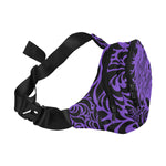 GORGIOUS LEAF PURPLE Fanny Pack/Small (Model 1677)