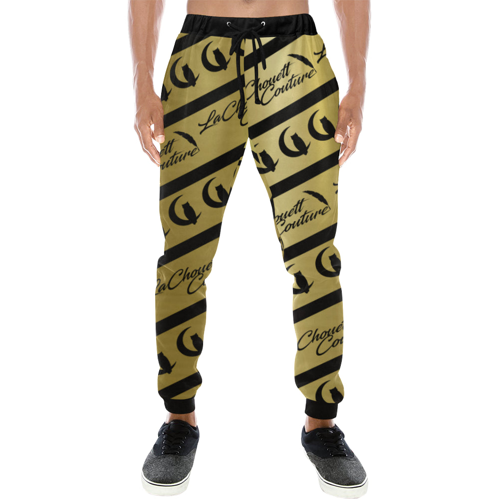 NICE ONE BLCGLD Men's All Over Print Sweatpants