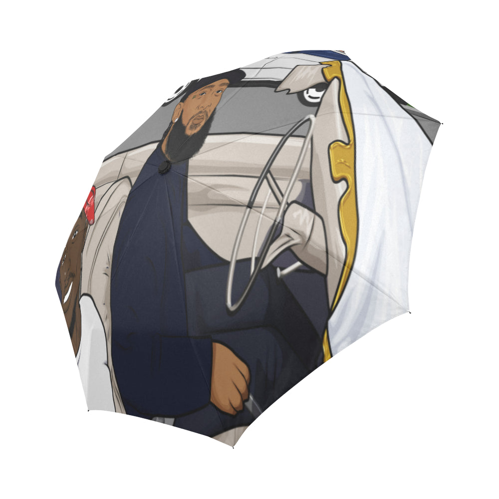 ANGEL OF THE HOOD Auto-Foldable Umbrella