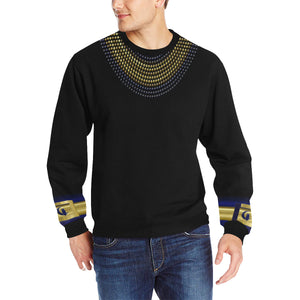 LCC STRASS Men's Rib Cuff Crew Neck Sweatshirt