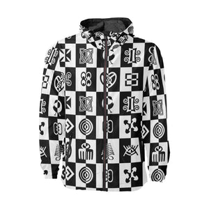 ADINKRA PUZZLE All Over Print Windbreaker for Unisex