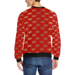 EXCELLENCE RDGLD Men's Rib Cuff Crew Neck Sweatshirt