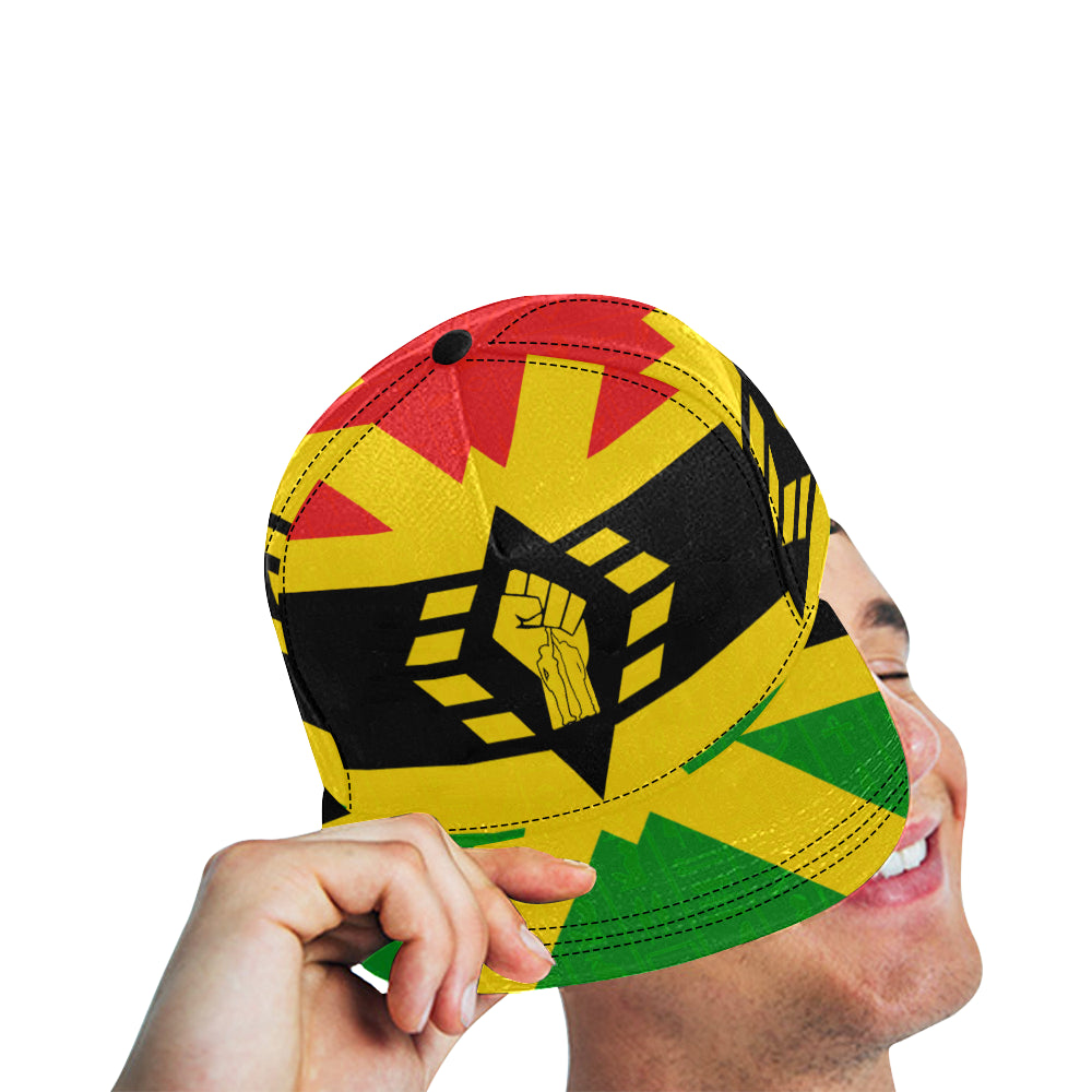 FIST UP RBG All Over Print Snapback Hat D