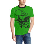 ANUBIS AND HERU GRN Men's All Over Print T-Shirt