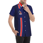 FC PANAME Men's All Over Print Short Sleeve Shirt