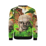 THE NOTORIOUS OLMEC Men's Rib Cuff Crew Neck Sweatshirt