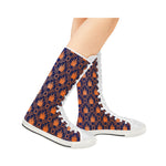 HIGHLEAF ORANGE Canvas Long Boots For Women Model 7013H