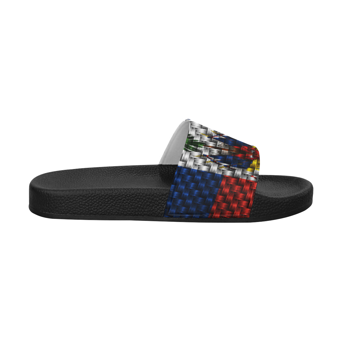 HAITI FLAG Men's Slide Sandals (Model 057)