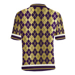 ARLEQUIN GRAPE Men's All Over Print Polo Shirt