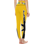 REVOLUTION YLW All Over Print High-Waisted Leggings