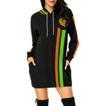 FRESH UP BGO All Over Print Hoodie Mini Dress