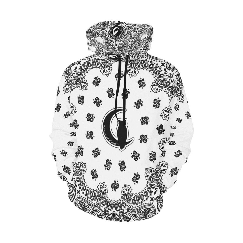 BANDANA WHT All Over Print Hoodie for Men