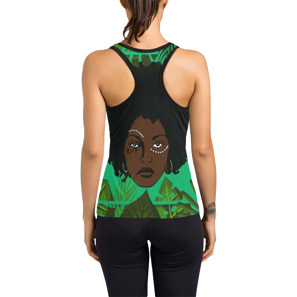 TROPICAL KWEEN Women's Racerback Tank Top