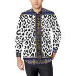 V.I.P Men's All Over Print Casual Dress Shirt
