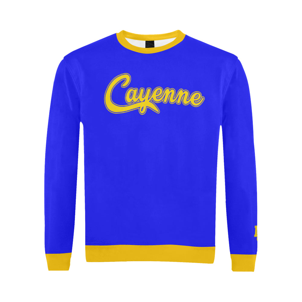LA CRENSHAW SIMPLE Y STROKE All Over Print Crewneck Sweatshirt for Men (Model H18)