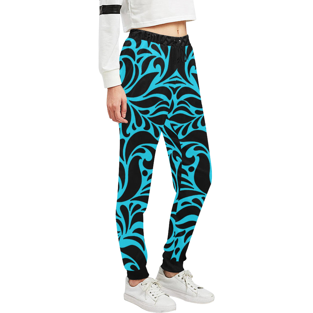 GORGIOUS LEAF TRQSE Women's All Over Print Sweatpants (Model L11)