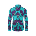 AFRIKA FLOWER Men's All Over Print Casual Dress Shirt
