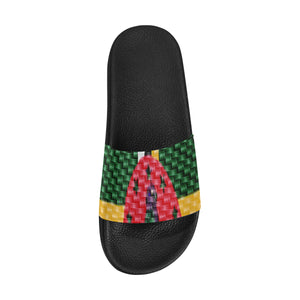 DOMINICA FLAG Women's Slide Sandals