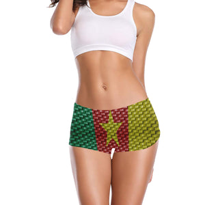 CAMEROUN FLAG Women's All Over Print Boyshort Panties