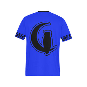 BLACC BORDER BLUE Men's All Over Print T-Shirt