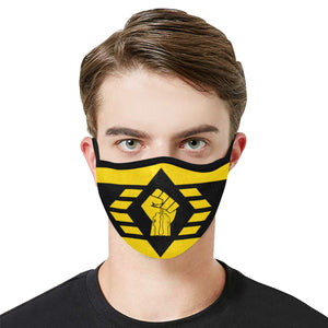 FIST UP Mouth Mask in One Piece (2 Filters Included)