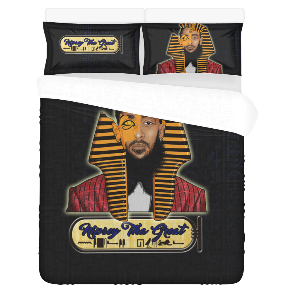 NIPSEY THA GREAT PHAROAH 3-Piece Bedding Set