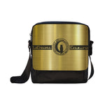 LCC BLACC & GOLD Crossbody Nylon Bags (Model 1633)