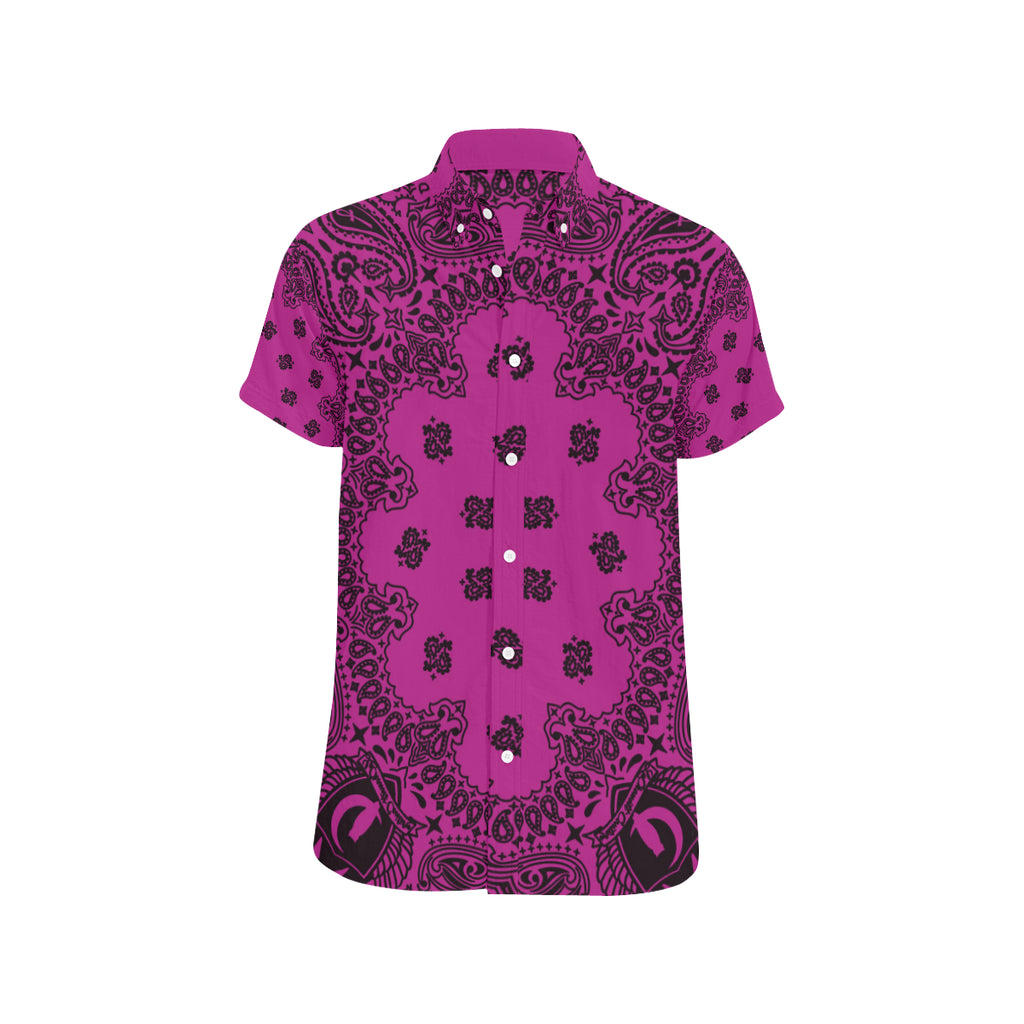 BANDANA GRAPES Men's All Over Print Short Sleeve Shirt