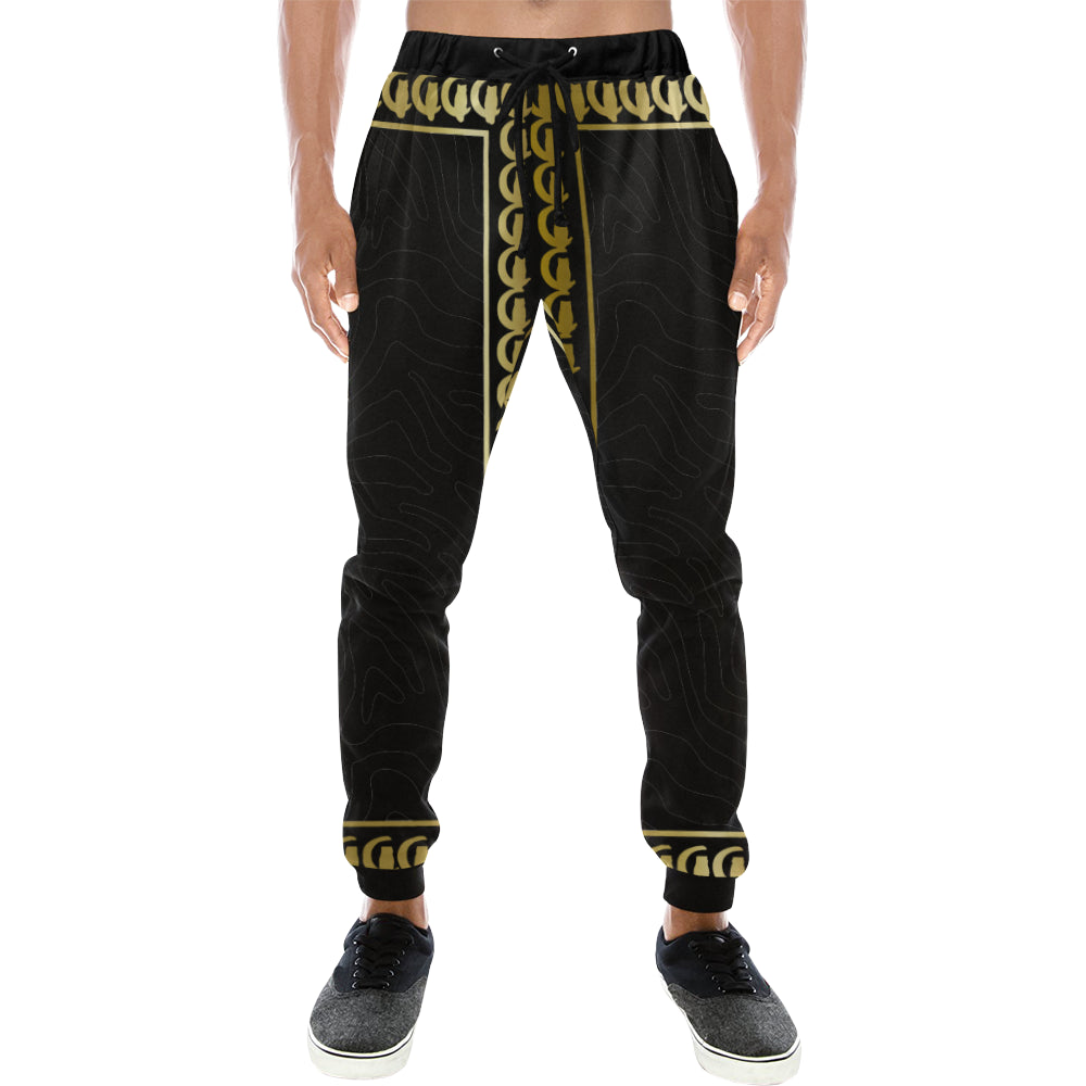 PRIVILEGE BLACC Men's All Over Print Sweatpants