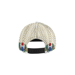 MEDJAY LCC WHITE All Over Print Snapback Hat