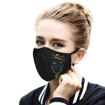 KING LACHOUETT Mouth Mask in One Piece (2 Filters Included)